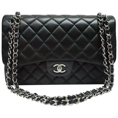 chanel black hardware bag|Chanel silver tone hardware handbags.